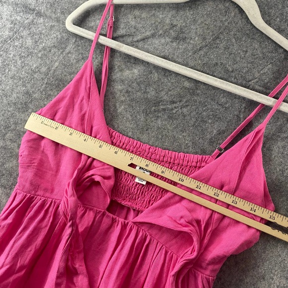 Tabitha Brown x Target Collab Midi Dress XS Pink Red Colorblock Tank A-Line - Picture 6 of 10